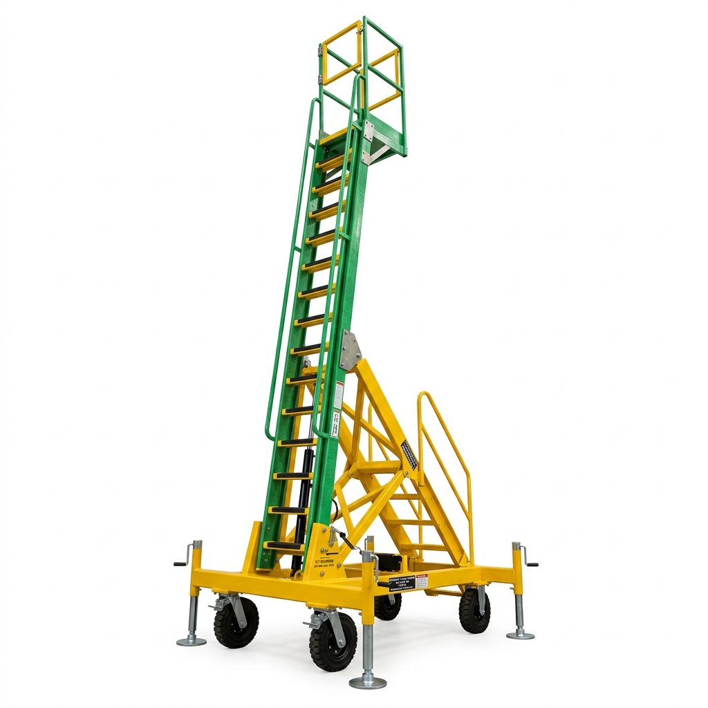 FRP Tiltable Tower Ladder