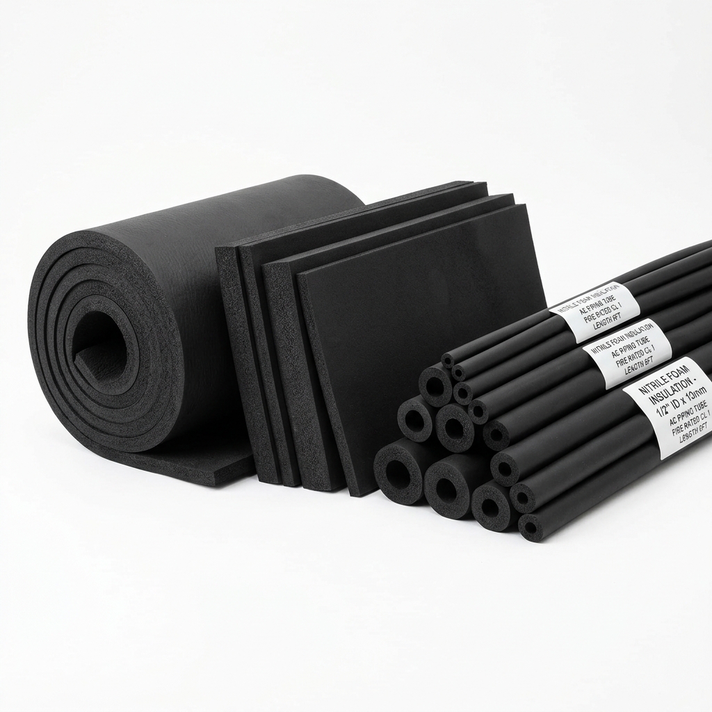 Insulation & Ducting - Nitrile Sheets & Tubing